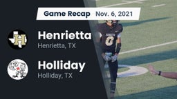Recap: Henrietta  vs. Holliday  2021