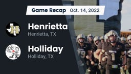 Recap: Henrietta  vs. Holliday  2022