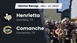 Recap: Henrietta  vs. Comanche  2022