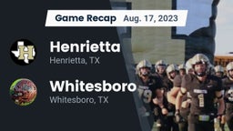 Recap: Henrietta  vs. Whitesboro  2023