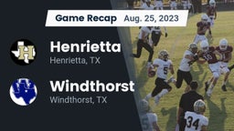 Recap: Henrietta  vs. Windthorst  2023