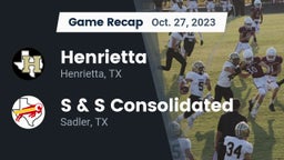 Recap: Henrietta  vs. S & S Consolidated  2023
