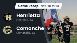 Recap: Henrietta  vs. Comanche  2023