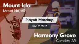 Matchup: Mount Ida vs. Harmony Grove  2016