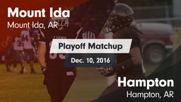 Matchup: Mount Ida vs. Hampton  2016