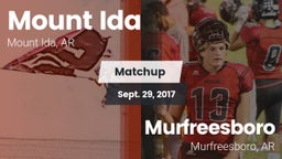 Matchup: Mount Ida vs. Murfreesboro  2017