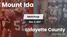 Matchup: Mount Ida vs. Lafayette County  2017