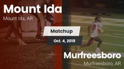 Matchup: Mount Ida vs. Murfreesboro  2019