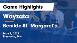 Wayzata  vs Benilde-St. Margaret's  Game Highlights - May 8, 2023