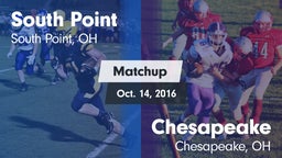 Matchup: South Point vs. Chesapeake  2016