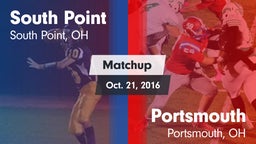 Matchup: South Point vs. Portsmouth  2016