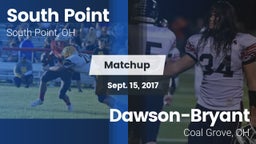 Matchup: South Point vs. Dawson-Bryant  2017