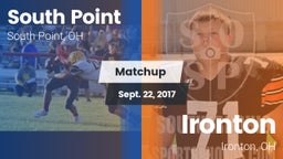 Matchup: South Point vs. Ironton  2017