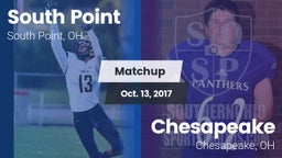 Matchup: South Point vs. Chesapeake  2017