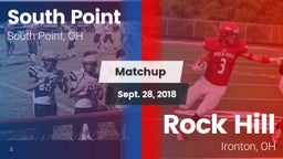 Matchup: South Point vs. Rock Hill  2018