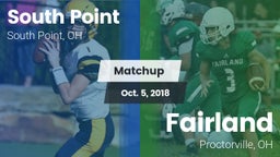 Matchup: South Point vs. Fairland  2018