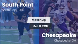 Matchup: South Point vs. Chesapeake  2018