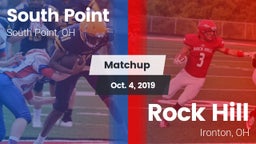 Matchup: South Point vs. Rock Hill  2019