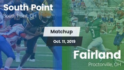 Matchup: South Point vs. Fairland  2019