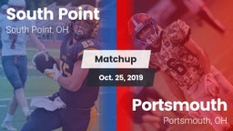 Matchup: South Point vs. Portsmouth  2019