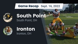 Recap: South Point  vs. Ironton  2022