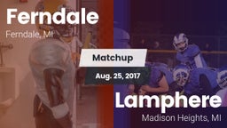 Matchup: Ferndale vs. Lamphere  2017