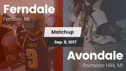 Matchup: Ferndale vs. Avondale  2017