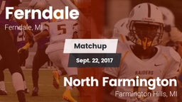 Matchup: Ferndale vs. North Farmington  2016
