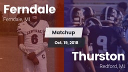 Matchup: Ferndale vs. Thurston  2018