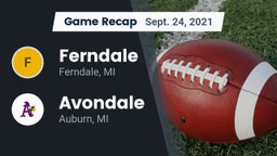 Recap: Ferndale  vs. Avondale  2021