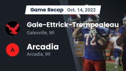 Recap: Gale-Ettrick-Trempealeau  vs. Arcadia  2022