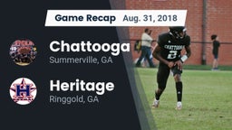 Recap: Chattooga  vs. Heritage  2018