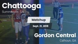 Matchup: Chattooga vs. Gordon Central   2018