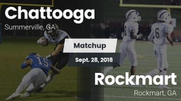 Matchup: Chattooga vs. Rockmart  2018