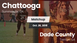 Matchup: Chattooga vs. Dade County  2018