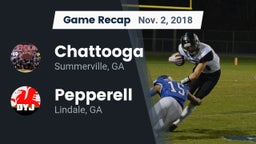 Recap: Chattooga  vs. Pepperell  2018