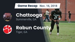 Recap: Chattooga  vs. Rabun County  2018