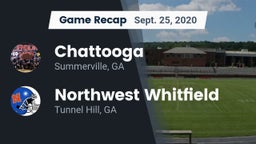 Recap: Chattooga  vs. Northwest Whitfield  2020