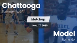 Matchup: Chattooga vs. Model  2020