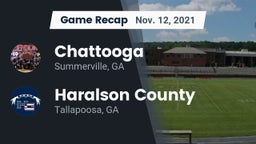Recap: Chattooga  vs. Haralson County  2021