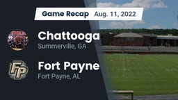 Recap: Chattooga  vs. Fort Payne  2022