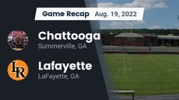 Recap: Chattooga  vs. Lafayette  2022