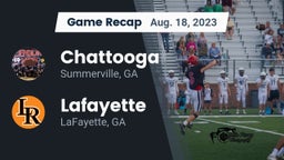 Recap: Chattooga  vs. Lafayette  2023
