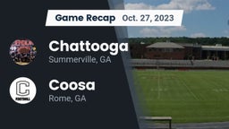 Recap: Chattooga  vs. Coosa  2023