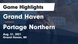 Grand Haven  vs Portage Northern  Game Highlights - Aug. 31, 2021