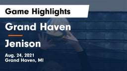 Grand Haven  vs Jenison   Game Highlights - Aug. 24, 2021