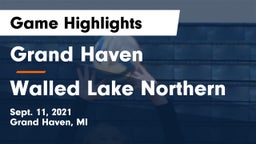 Grand Haven  vs Walled Lake Northern Game Highlights - Sept. 11, 2021