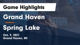 Grand Haven  vs Spring Lake  Game Highlights - Oct. 9, 2021