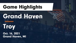 Grand Haven  vs Troy  Game Highlights - Oct. 16, 2021