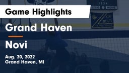 Grand Haven  vs Novi  Game Highlights - Aug. 20, 2022